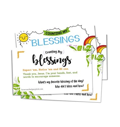 Printable Blessing Cards